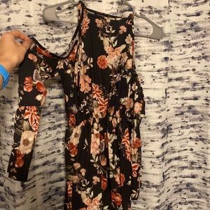 Boohoo flower romper